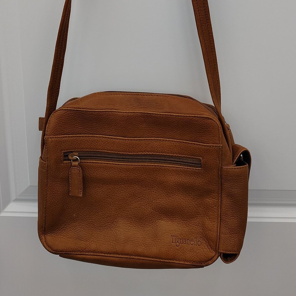 Tignanello Vintage Crossbody Purse Soft Leather Handbag